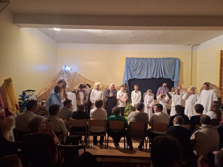 Jasełka oraz wieczerza wigilijna - spotkanie integracyjne w ramach rehabilitacji zawodowej 