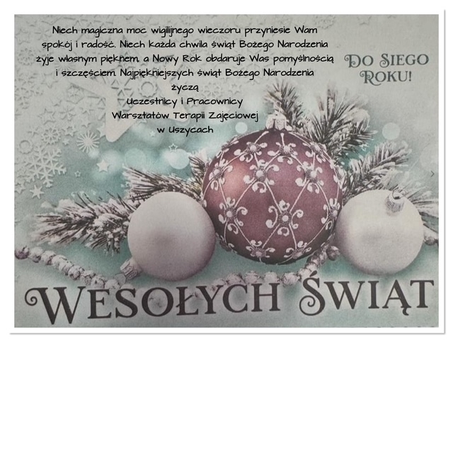 Życzenia świąteczne